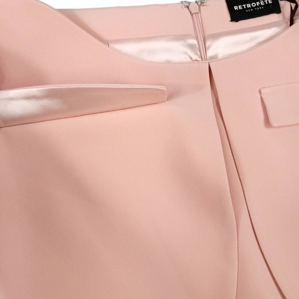 Retrofete Amaka Skirt Dusty Peach Mini Skirt Suit - Picture 8 of 14